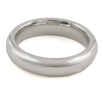 9ct White Gold 5g Wedding Ring Size I